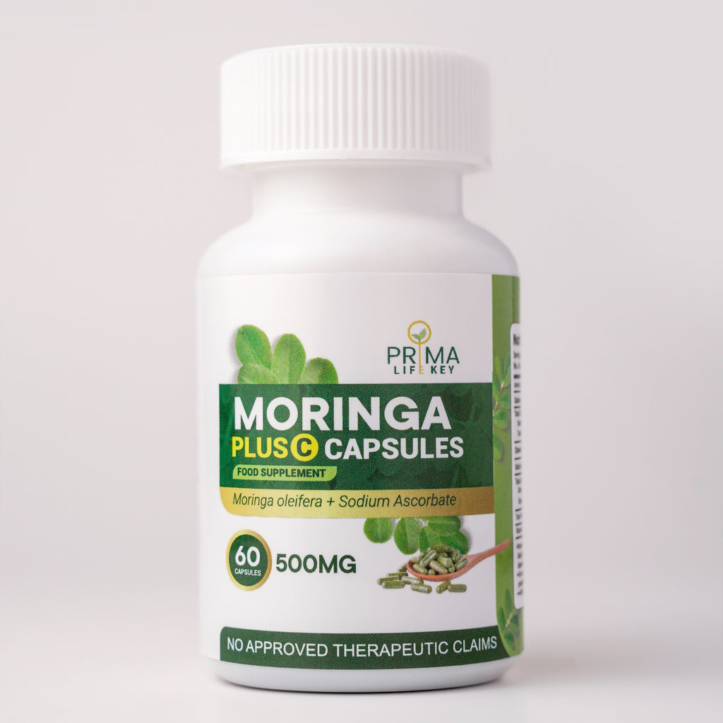 Moringa with sodium ascorbate - Moringa Plus C 20% OFF Malungay capsules anti stress hero shot